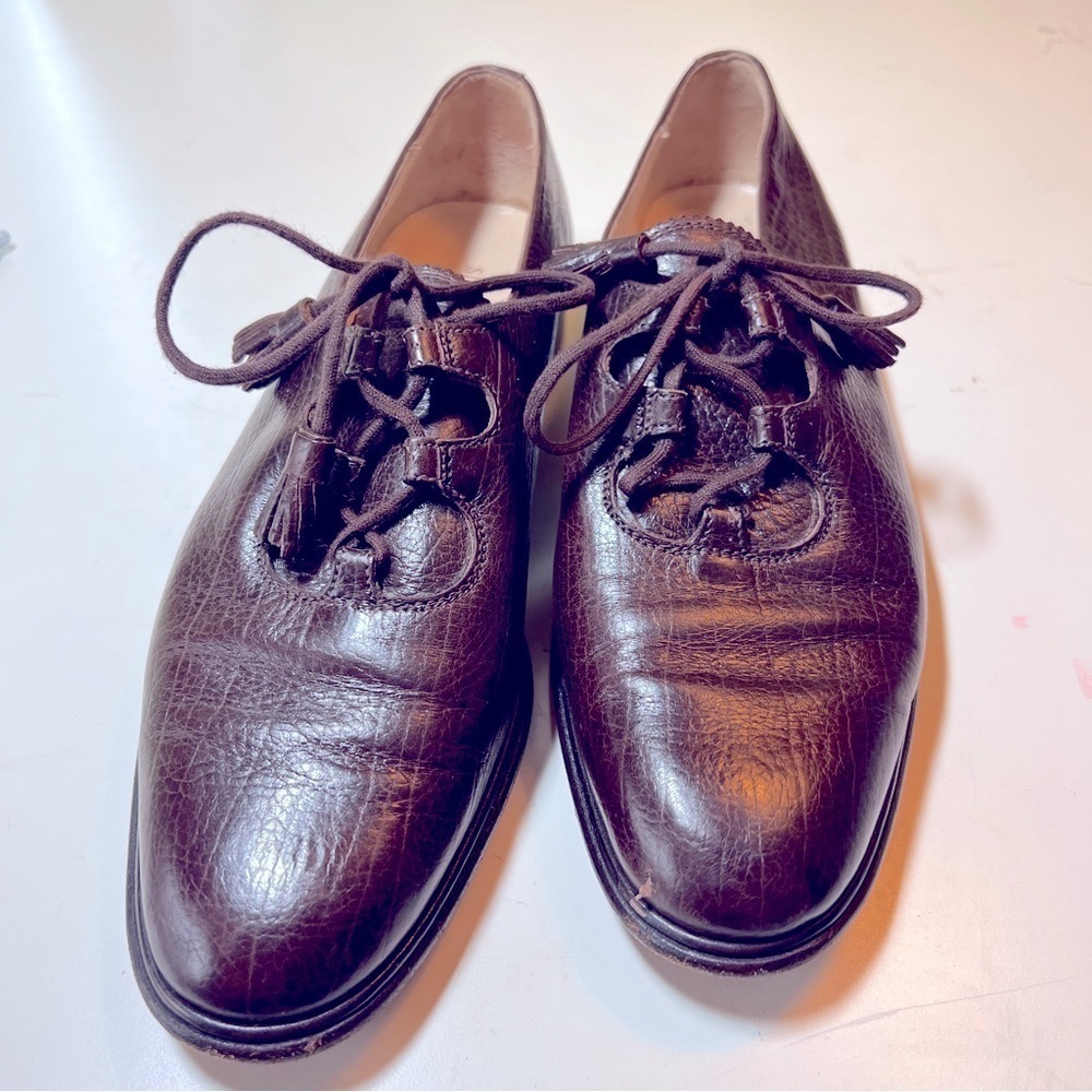 SILVIA FLORINTINA Lace up loafers. Made in Italy. Insole, outsole & lining